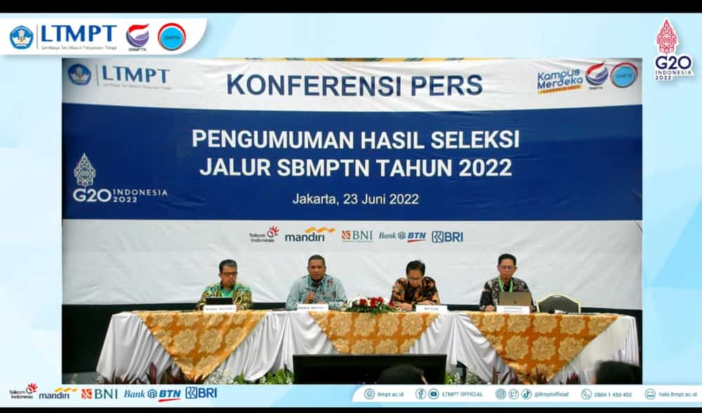 Pengumuman Hasil SBMPTN Tahun 2022 akan Diumumkan pada Kamis, 23 Juni 2022, Pukul 15.00 WIB