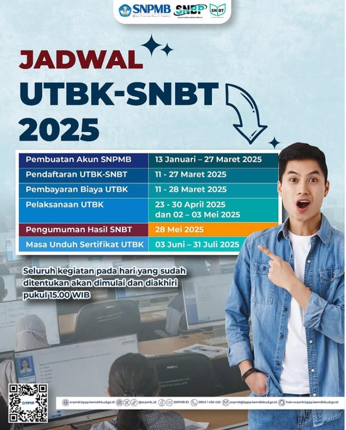Informasi Tanggal Penting Pelaksanaan SNBT 2025