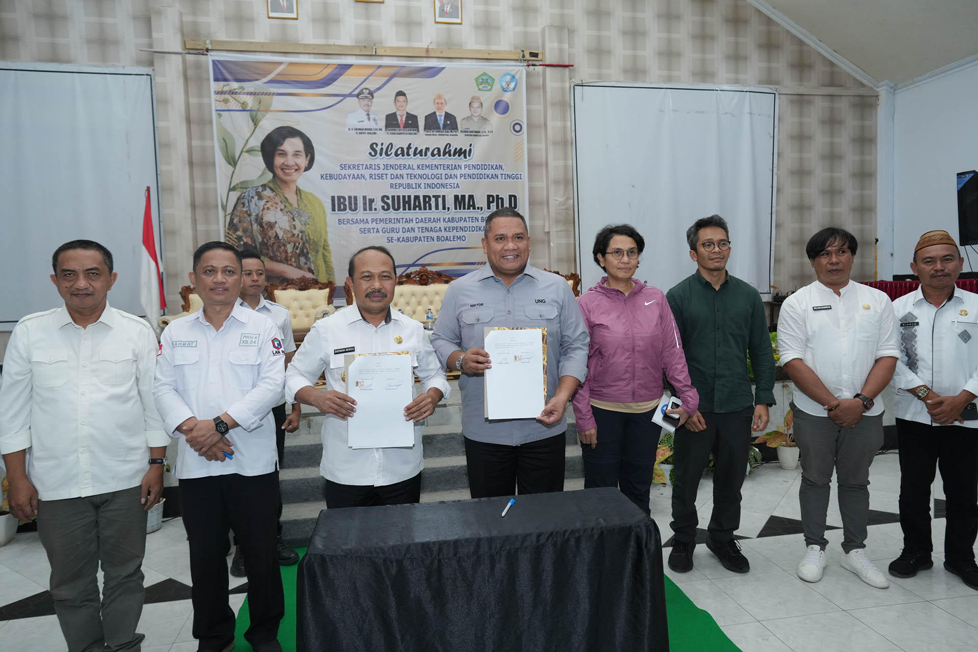 Dukung Transformasi UNG Menjadi PTN-BH, Pemda Boalemo Tandatangani MoU dengan UNG