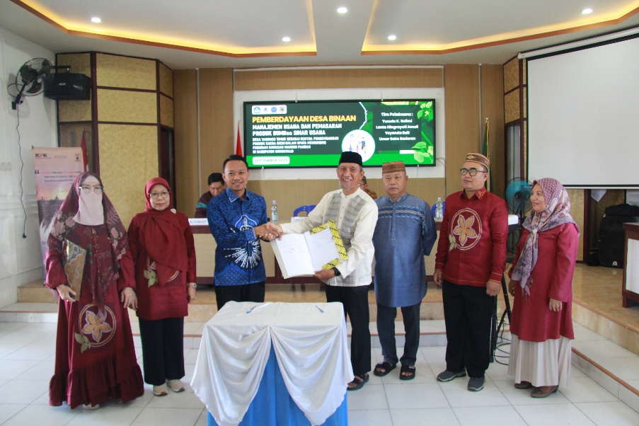 Program Pemberdayaan Desa Binaan UNG Sukses Antarkan Produk "Sachita" ke Pasar Modern