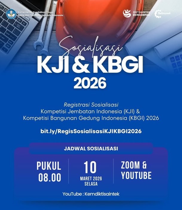 Sosialisasi Kompetisi Jembatan Indonesia (KJI) dan Kompetisi Bangunan Gedung Indonesia (KBGI) Tahun 2026