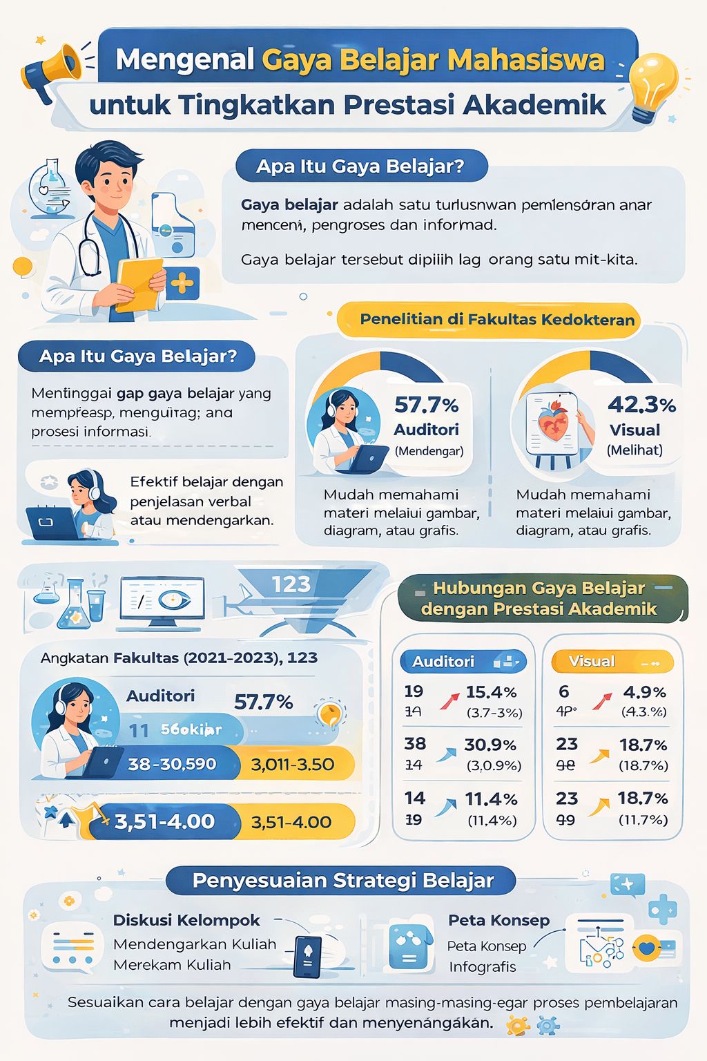 Mengenal Gaya Belajar, Kunci Sukses Meningkatkan Prestasi Akademik Mahasiswa