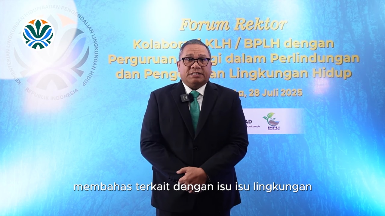 Rektor UNG Dukung Kolaborasi Nasional untuk Perlindungan dan Pengelolaan Lingkungan Hidup