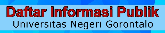 Informasi Publik Universitas Negeri Gorontalo