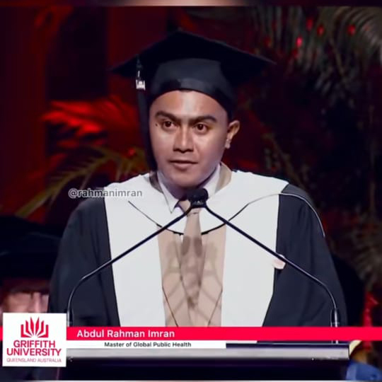 Alumni UNG Jadi Lulusan Terbaik Griffith University Australia
