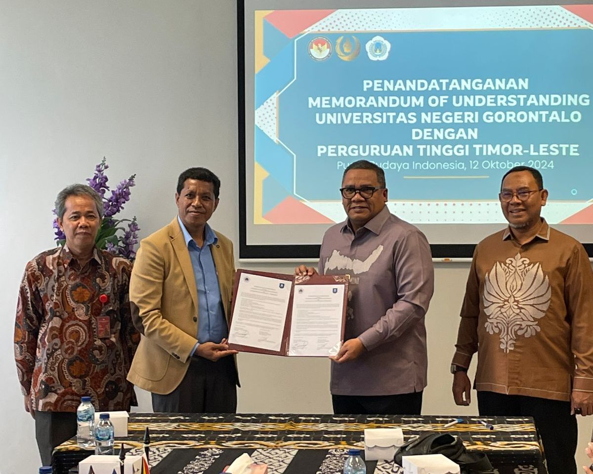 UNG Jalin Kerjasama Peningkatan Kompetensi SDM Dengan Perguruan Tinggi Timur Leste