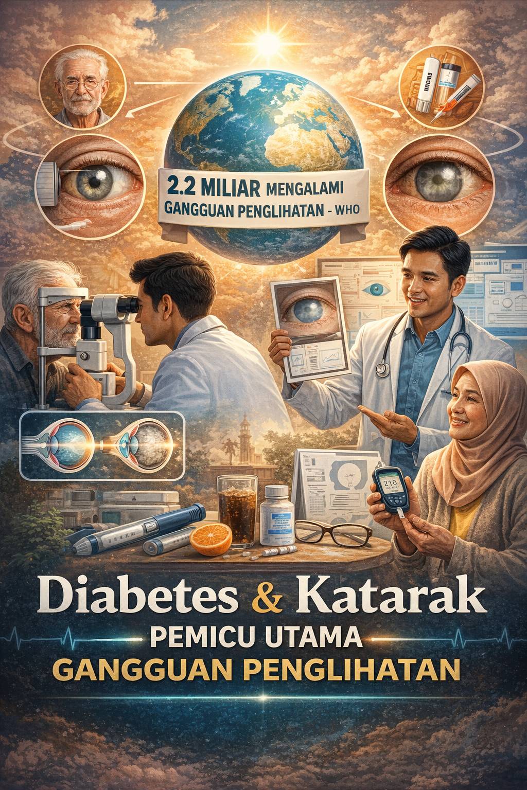 Diabetes dan Katarak, Ancaman Diam-diam bagi Kesehatan Mata