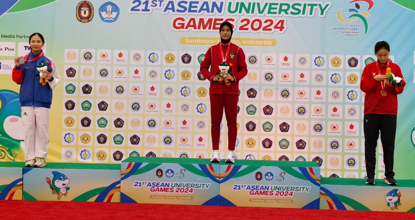 Mahasiswa UNG Sumbang Emas Bagi Indonesia di 21st ASEAN University Games 2024