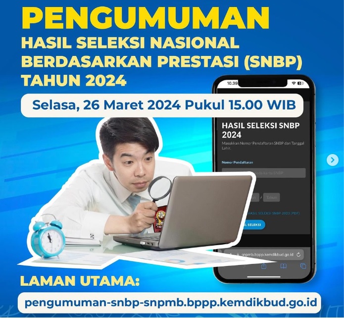 Diumumkan Siang Ini, Cek Hasil SNBP Melalui Laman Berikut