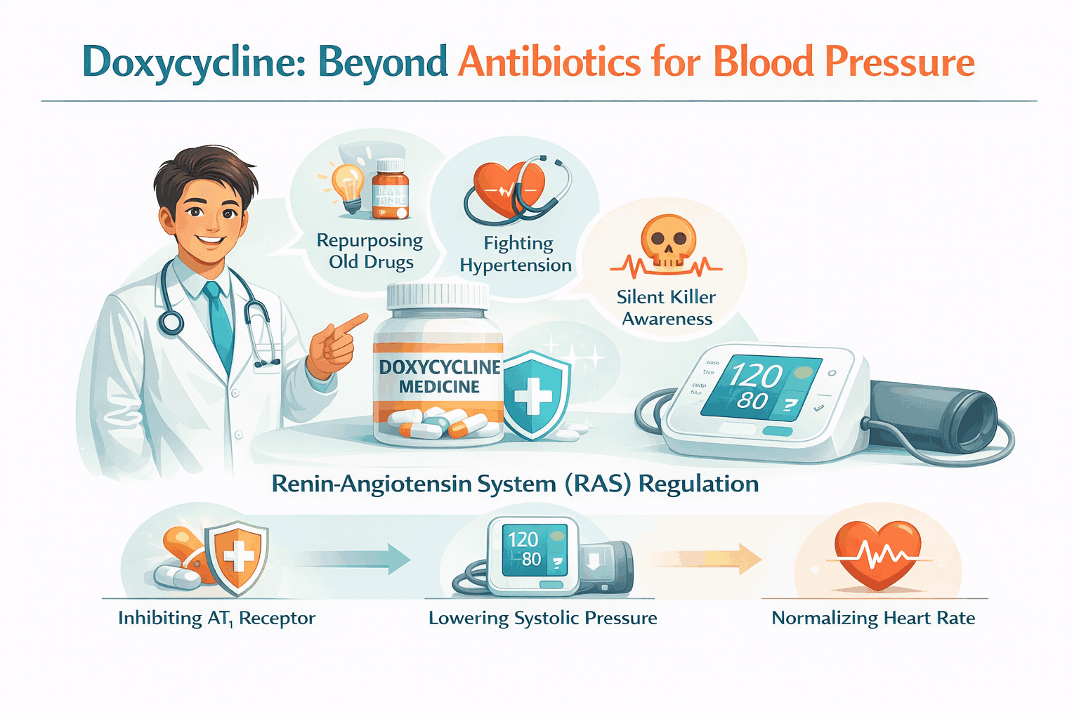 Bukan Sekadar Antibiotik, Peneliti UI dan UNG Ungkap Potensi Doxycycline dalam Menjinakkan Tekanan Darah Tinggi
