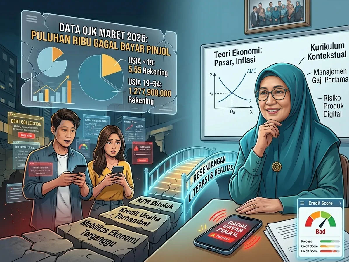 Lonjakan Gagal Bayar Pinjol Anak Muda, Dosen UNG Soroti Kesenjangan Literasi Ekonomi dan Realitas Finansial