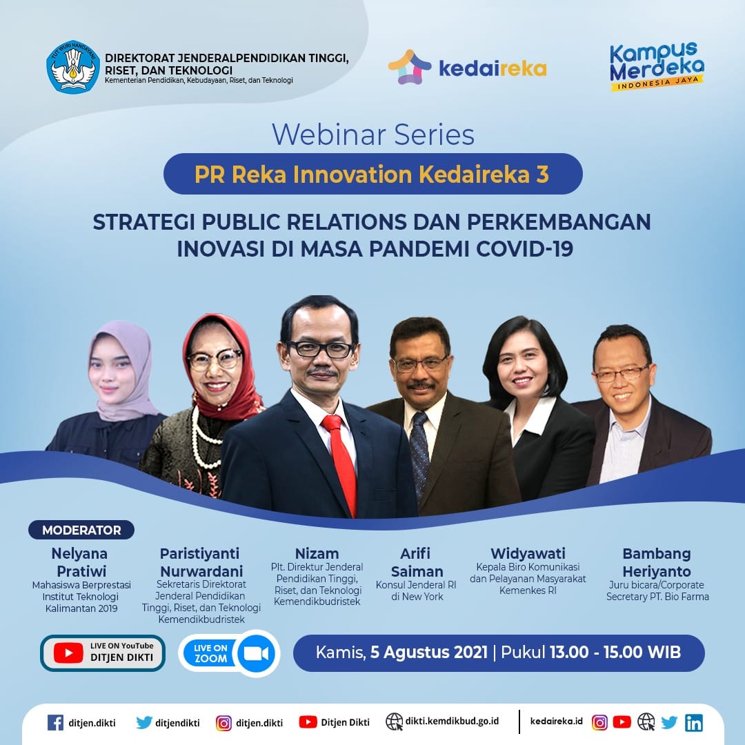Webinar Series: Strategi Public Relations dan Perkembangan Inovasi di Masa Pandemi Covid-19