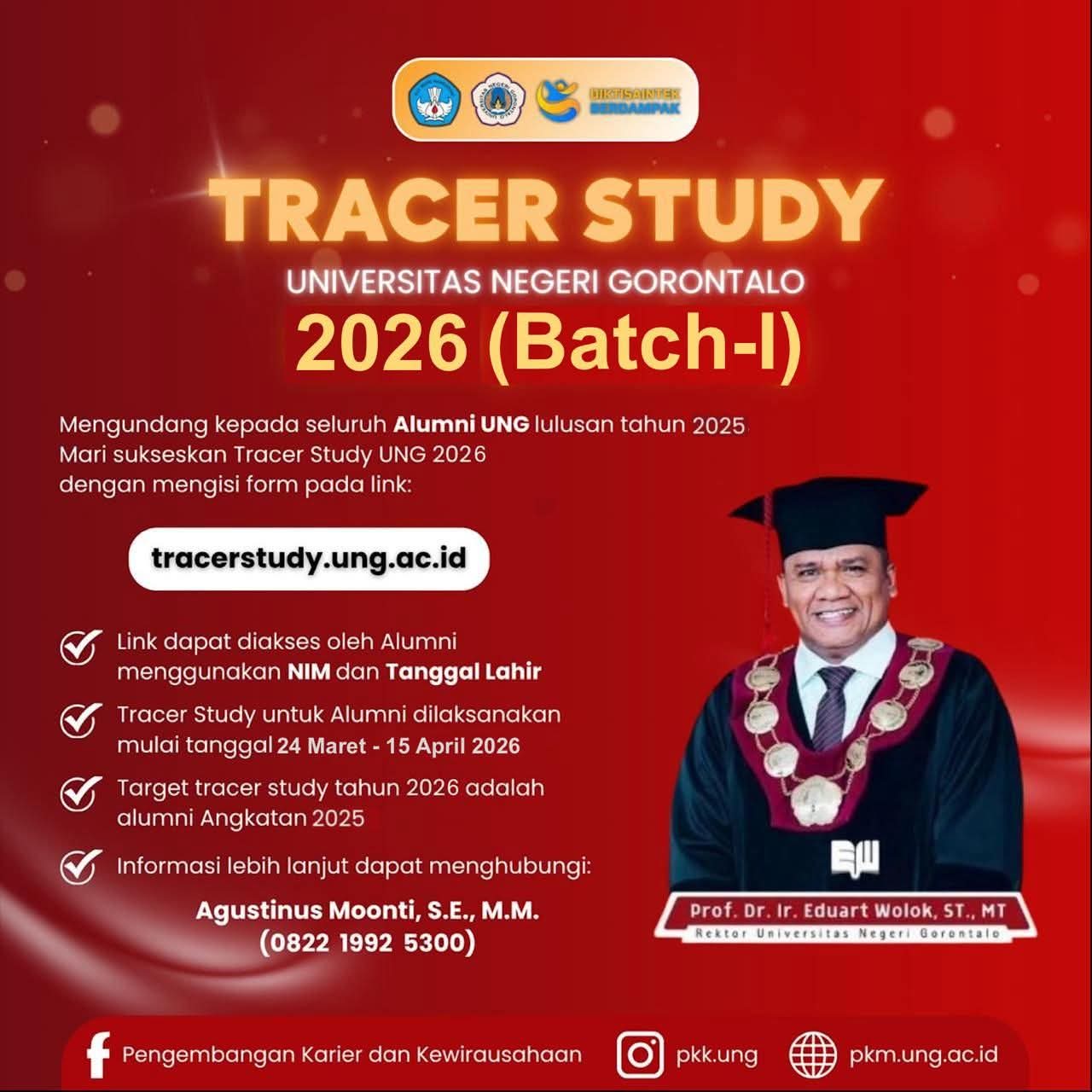 Pengisian Tracer Study untuk Alumni UNG Tahun 2026