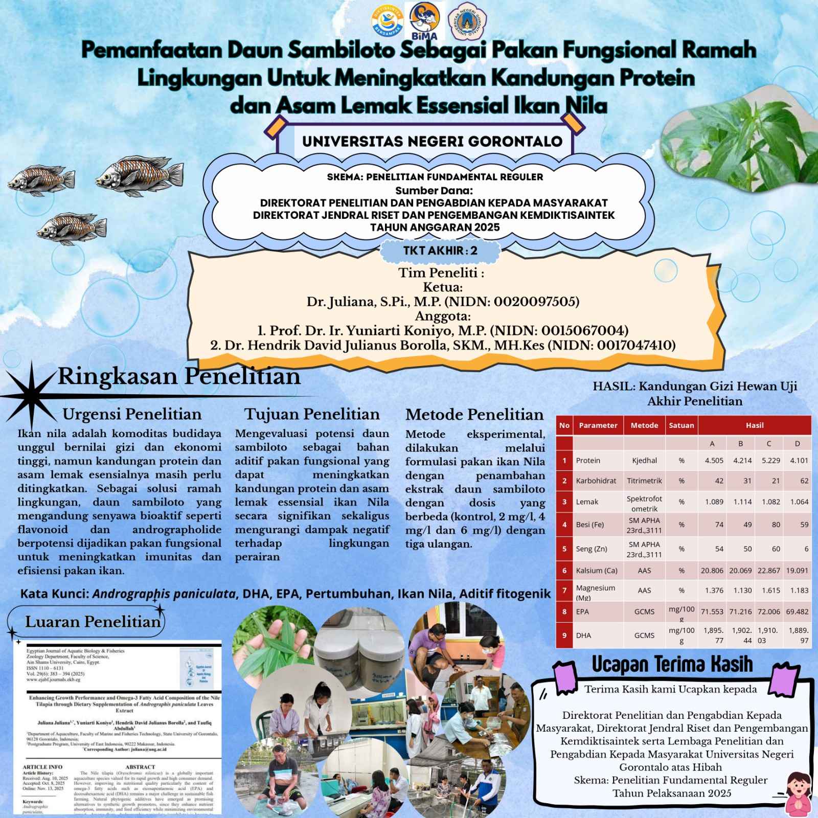 Sambiloto, Dari Obat Tradisional Menjadi Superfood untuk Ikan Nila