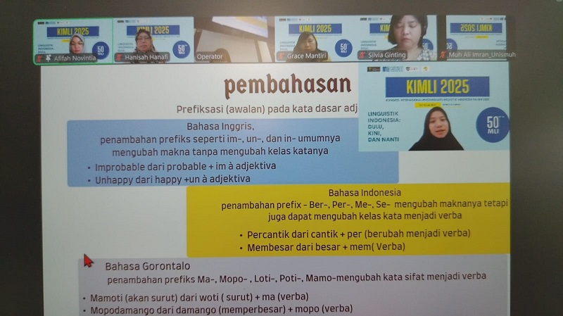 Menembus Forum Internasional, Mahasiswa FSB Jadi Pemakalah pada Kongres Internasional Masyarakat Linguistik Indonesia 2025
