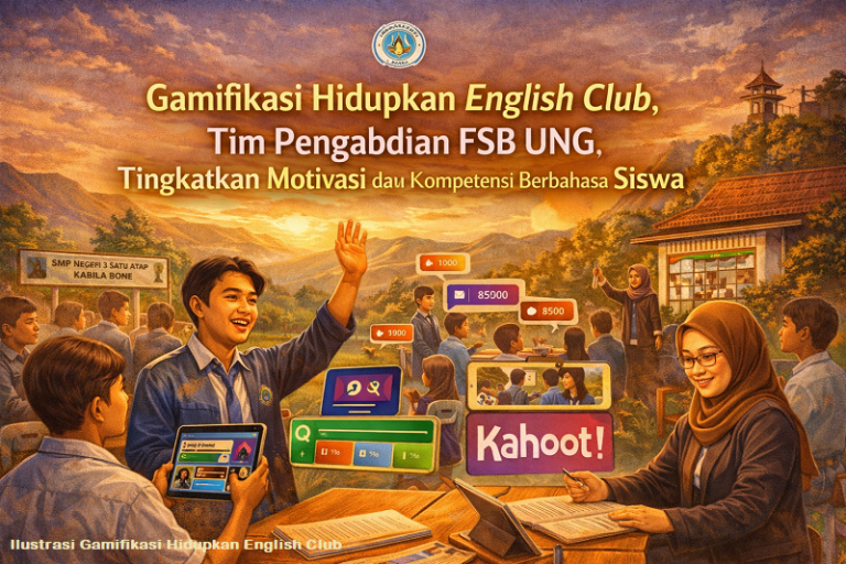 Belajar Serasa Bermain: Gamifikasi Mahasiswa UNG Ubah Wajah English Club di Sekolah