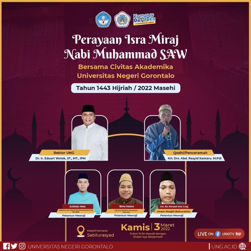 Peringati Meeraji, UNG Akan Tampilkan Mahasiswa Sebagai Pelantun Meeraji