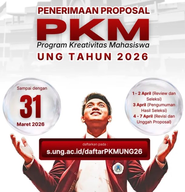 Telah Dibuka! Penerimaan Proposal PKM UNG 2026