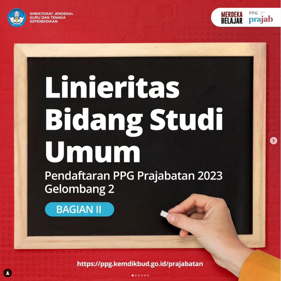 Linieritas Bidang Studi Umum PPG Prajabatan 2023 Gelombang 2