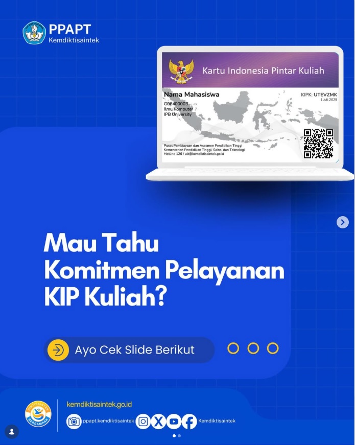 Mau Tahun Komitmen Pelayanan KIP Kuliah? Simak Informasi Berikut