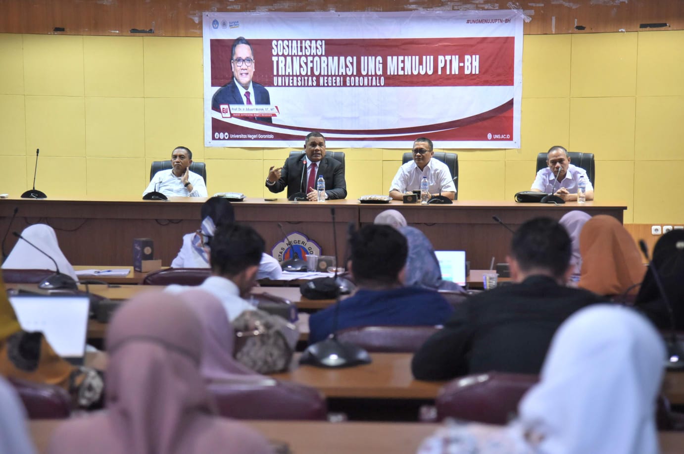 Menuju Peralihan Status, UNG Gencar Sosialisasikan PTN-BH kepada Civitas Akademika