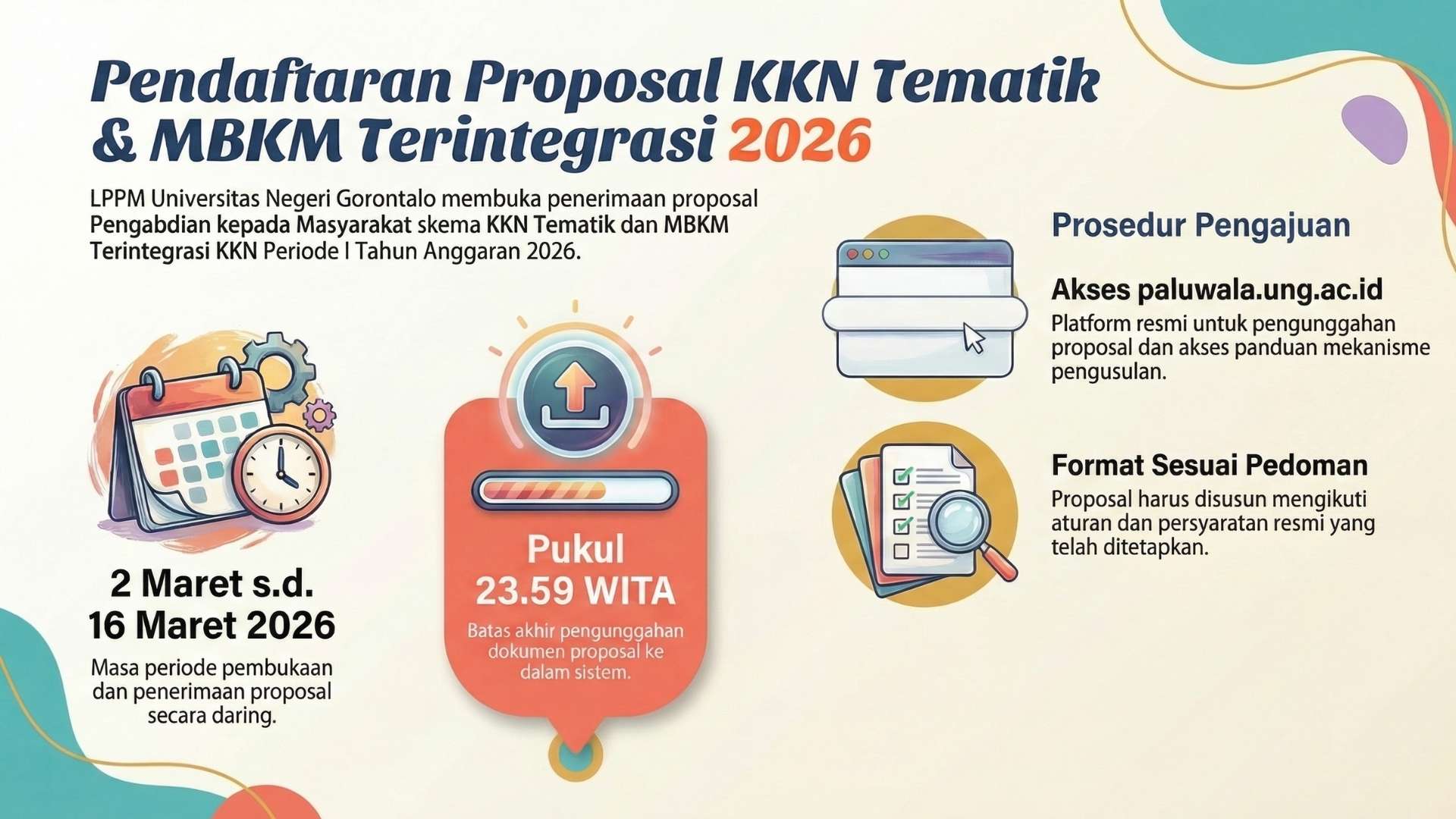 Pendaftaran Proposal KKN Tematik dan MBKM Terintegrasi 2026