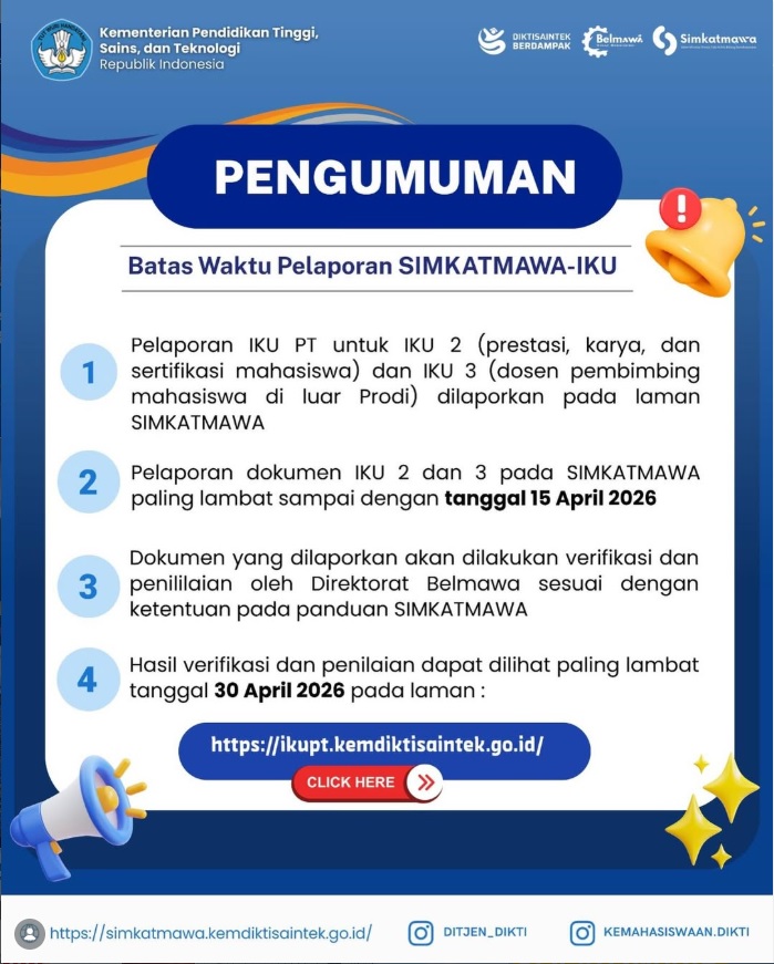Batas Waktu Pelaporan SIMKATMAWA-IKU