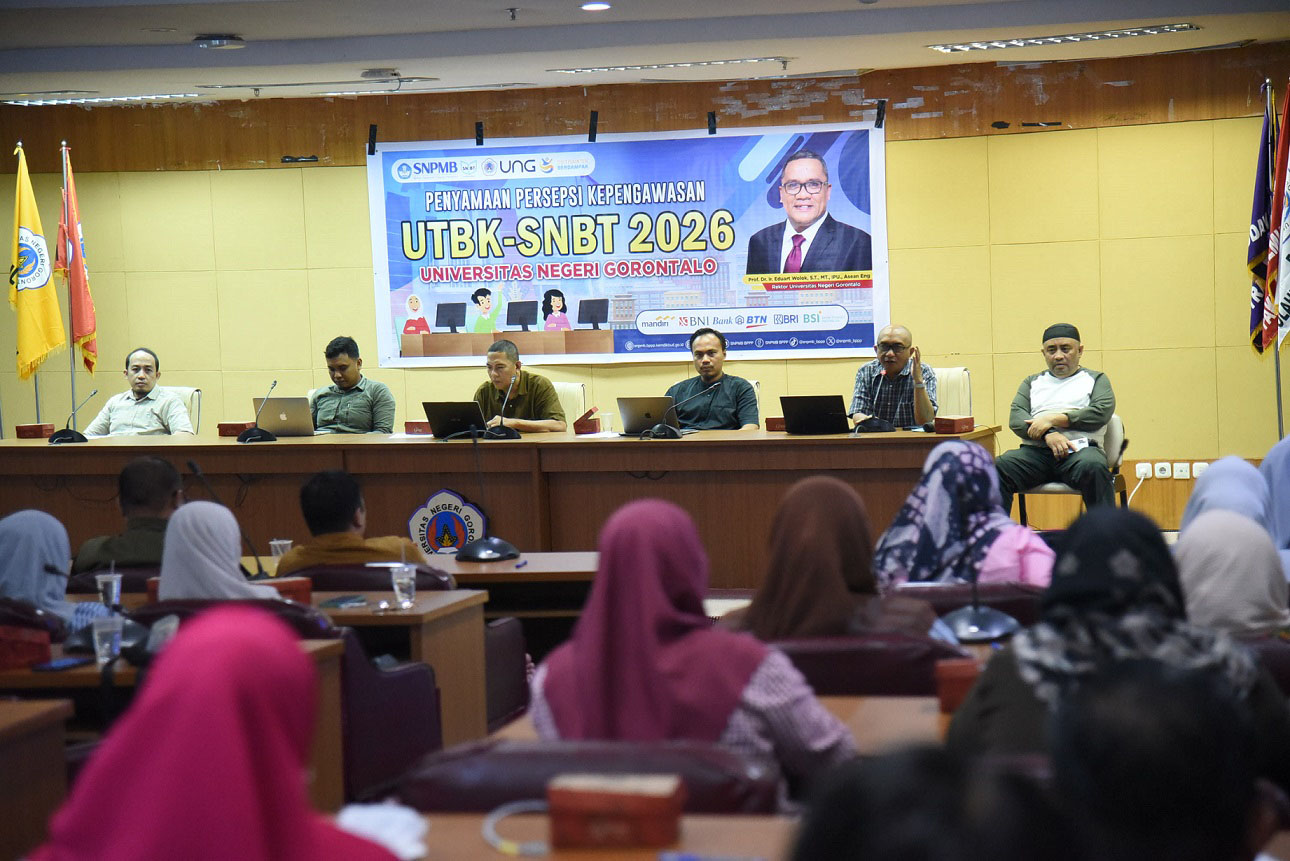 Matangkan UTBK-SNBT 2026, UNG Gelar Penyamaan Persepsi Pengawas Ujian
