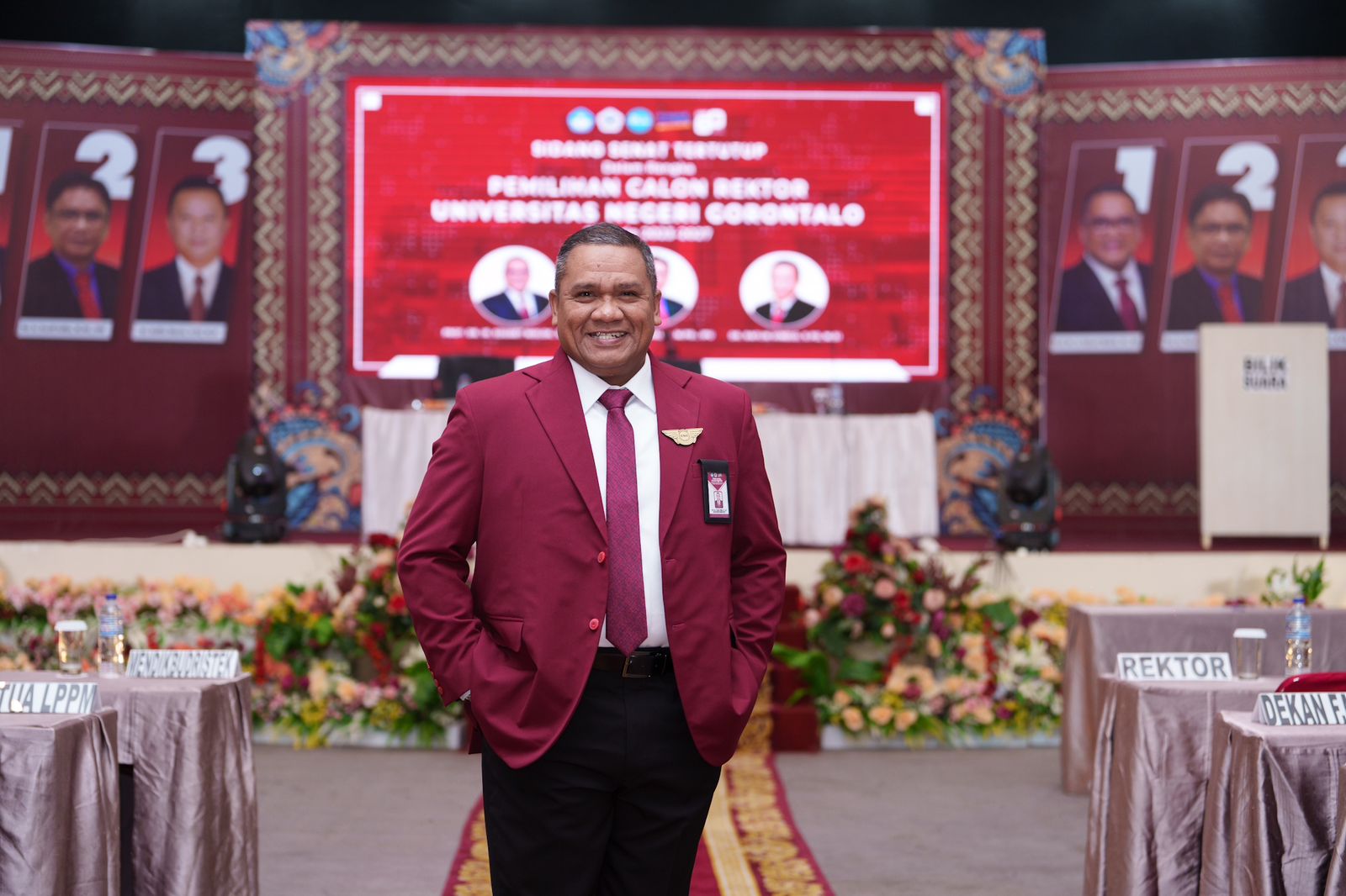 Eduart Wolok Terpilih Aklamasi Sebagai Rektor UNG Periode 2023 - 2027