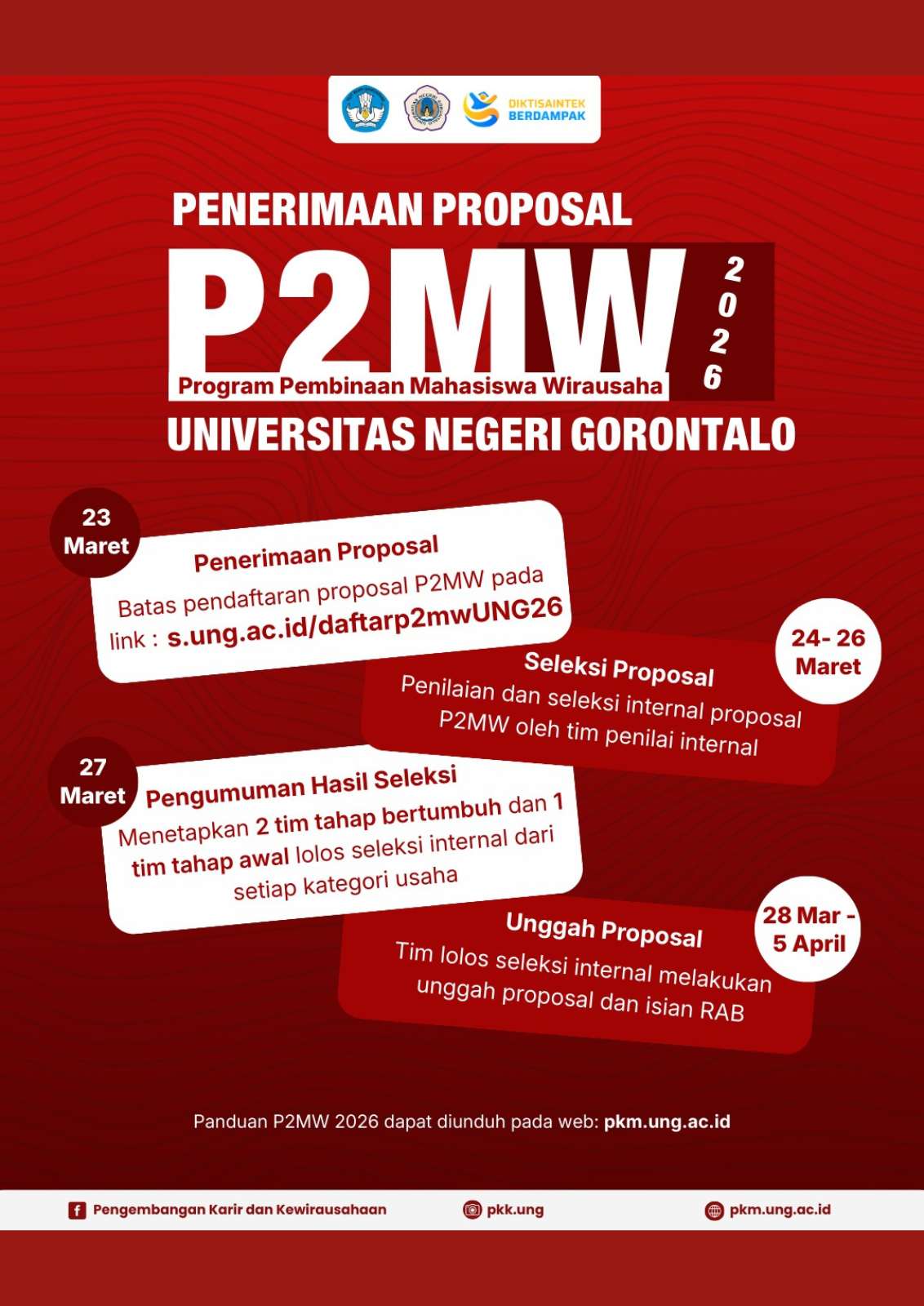 Penerimaan Proposal P2MW 2026 Telah Dimuali
