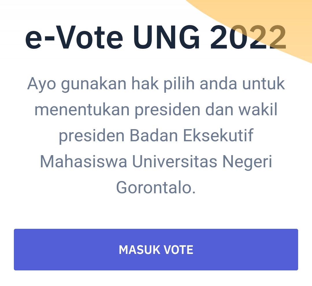 Gunakan E-Vote, Berikut Cara Menggunakan Hak Suara Pilbem 2022