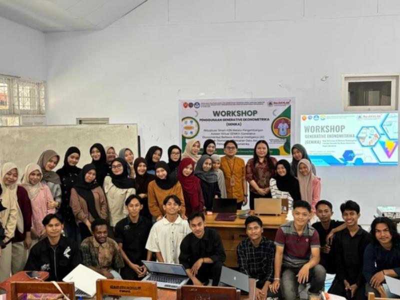 Ekonometrika Tak Lagi Rumit: Ilmu Ekonomi UNG Luncurkan GENIKA, Asisten Pintar Berbasis AI