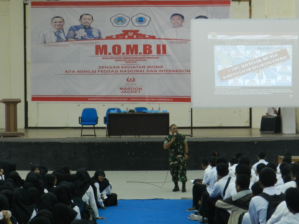 Kualitas Mahasiswa Baru UNG Kembali Digembleng Melalui MOMB Tahap II