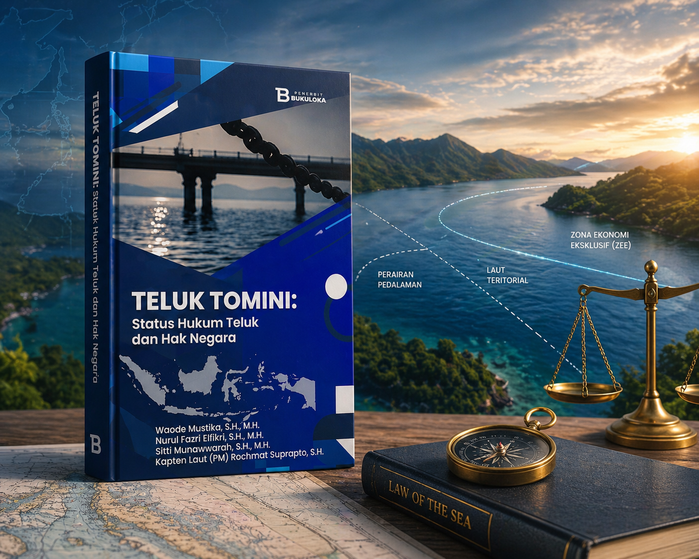 Menguak Status Hukum Teluk Tomini, Dosen Fakultas Hukum Luncurkan Buku