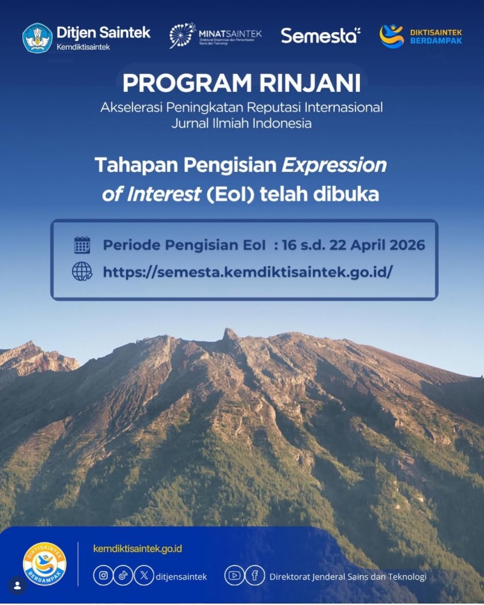 Expression of Interest (EoI) Program RINJANI Resmi Dibuka