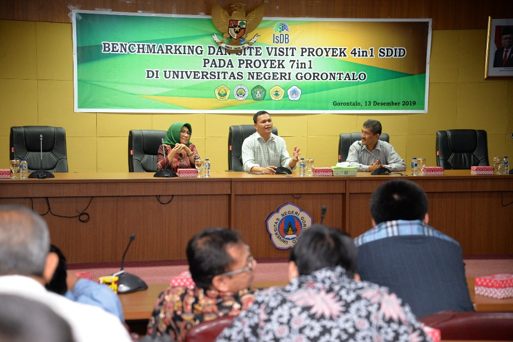 4 Perguruan Tinggi Pelaksana Proyek IsDB 4 in 1 Datang Belajar ke UNG