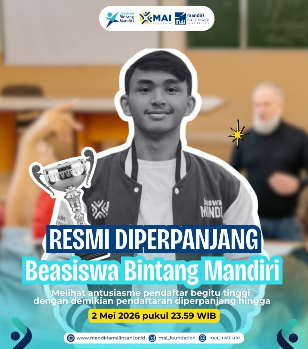 Ayo Segera Mendaftar! Beasiswa Bintang Mandiri 2026 Resmi Diperpanjang