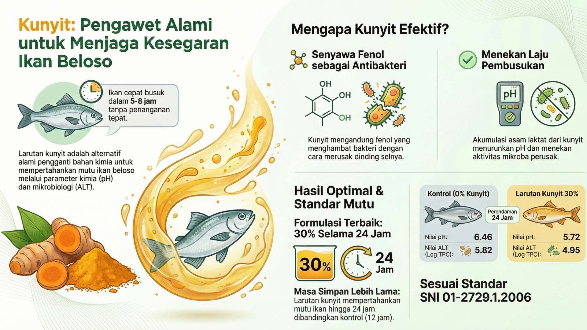 Kunyit, Rahasia Alami Menjaga Kesegaran Ikan