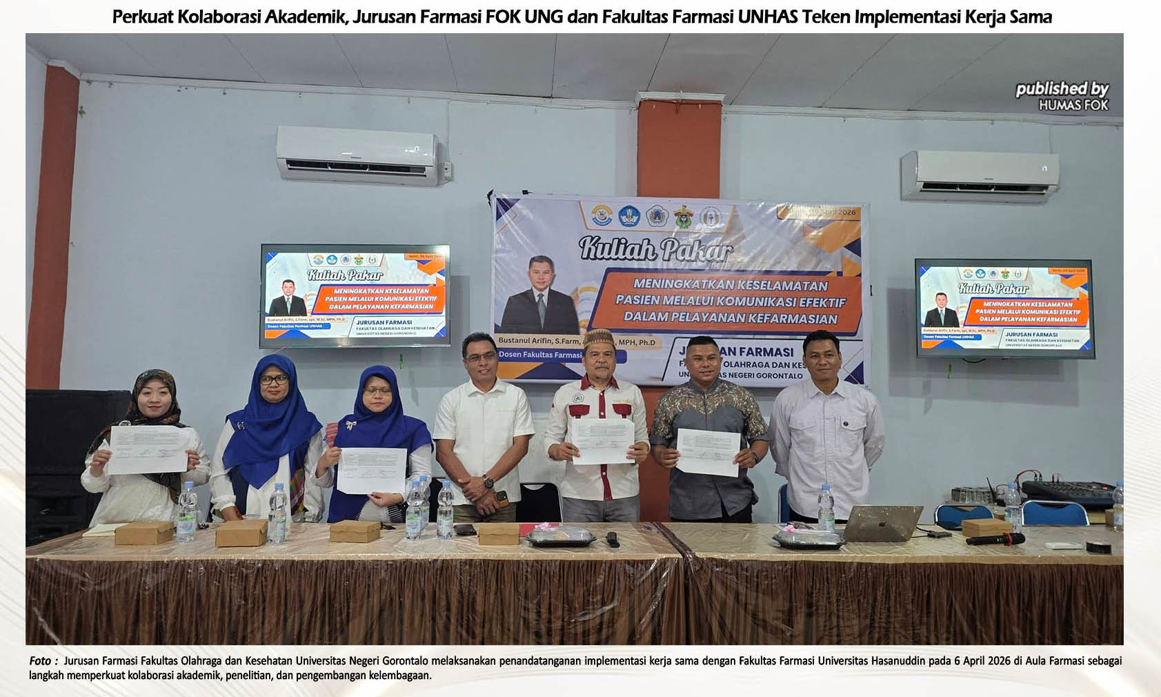 Perkuat Sinergi Akademik, Farmasi UNG Jalin Kolaborasi Strategis dengan Fakultas Farmasi UNHAS