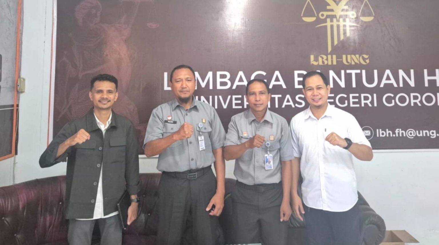 Terima Kunjungan Tim Kemenkumham, LBH UNG Berkomitmen Optimalkan Layanan Bantuan Hukum Gratis bagi Masyarakat