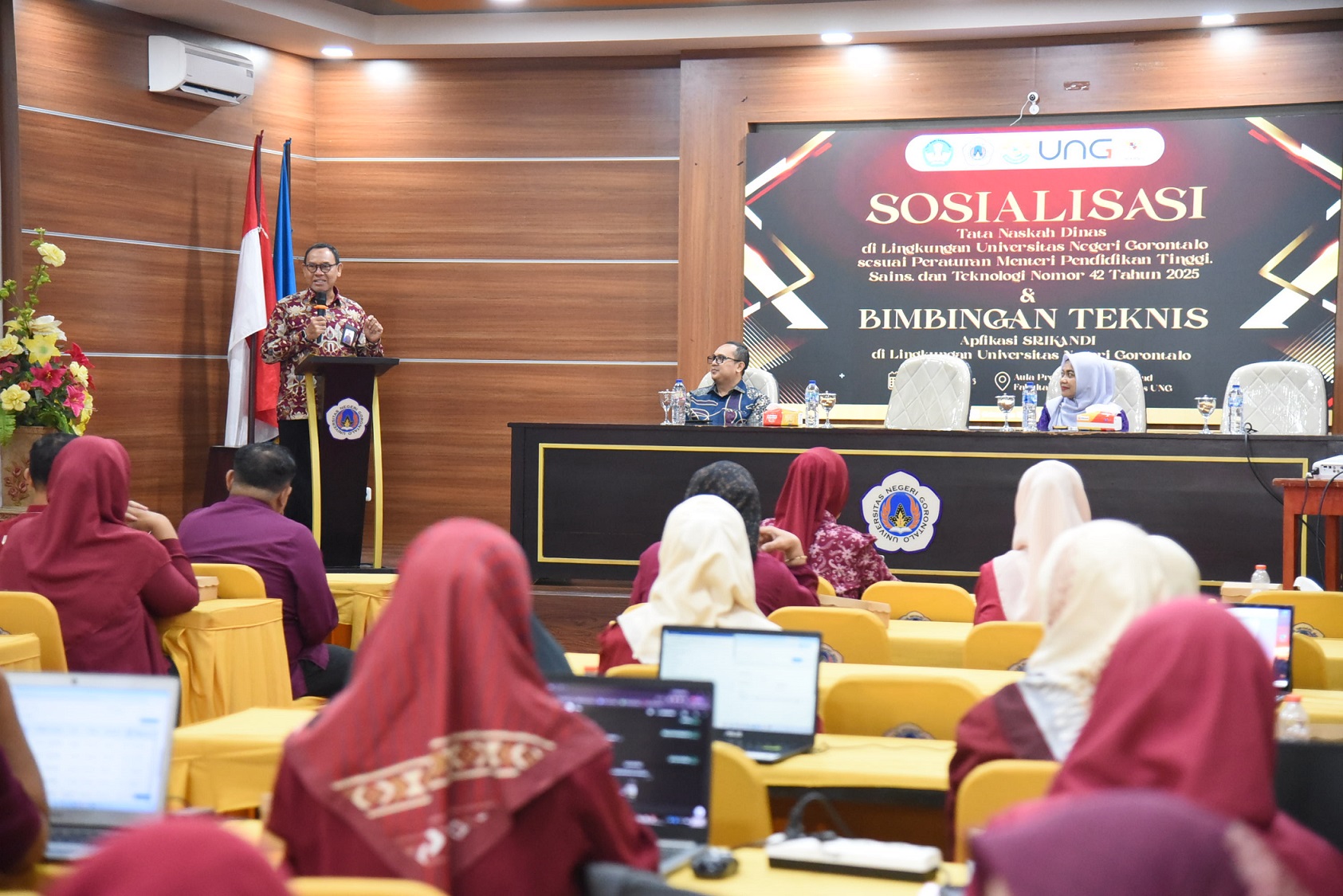 UNG Perkuat Tata Kelola Administrasi, Gelar Sosialisasi Tata Naskah Dinas