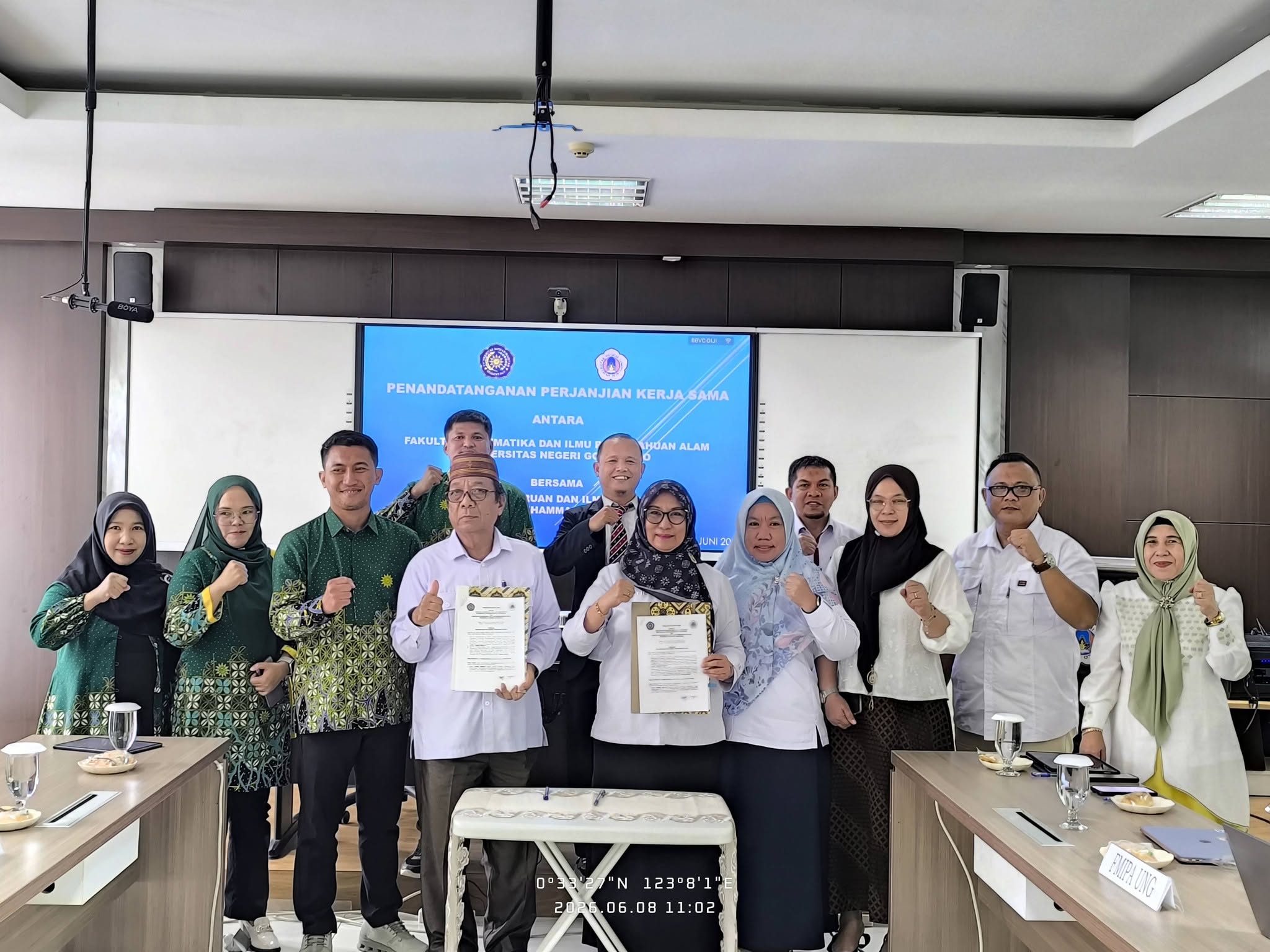 FMIPA UNG dan FKIP UMGO Perkuat Kolaborasi Tridharma Perguruan Tinggi