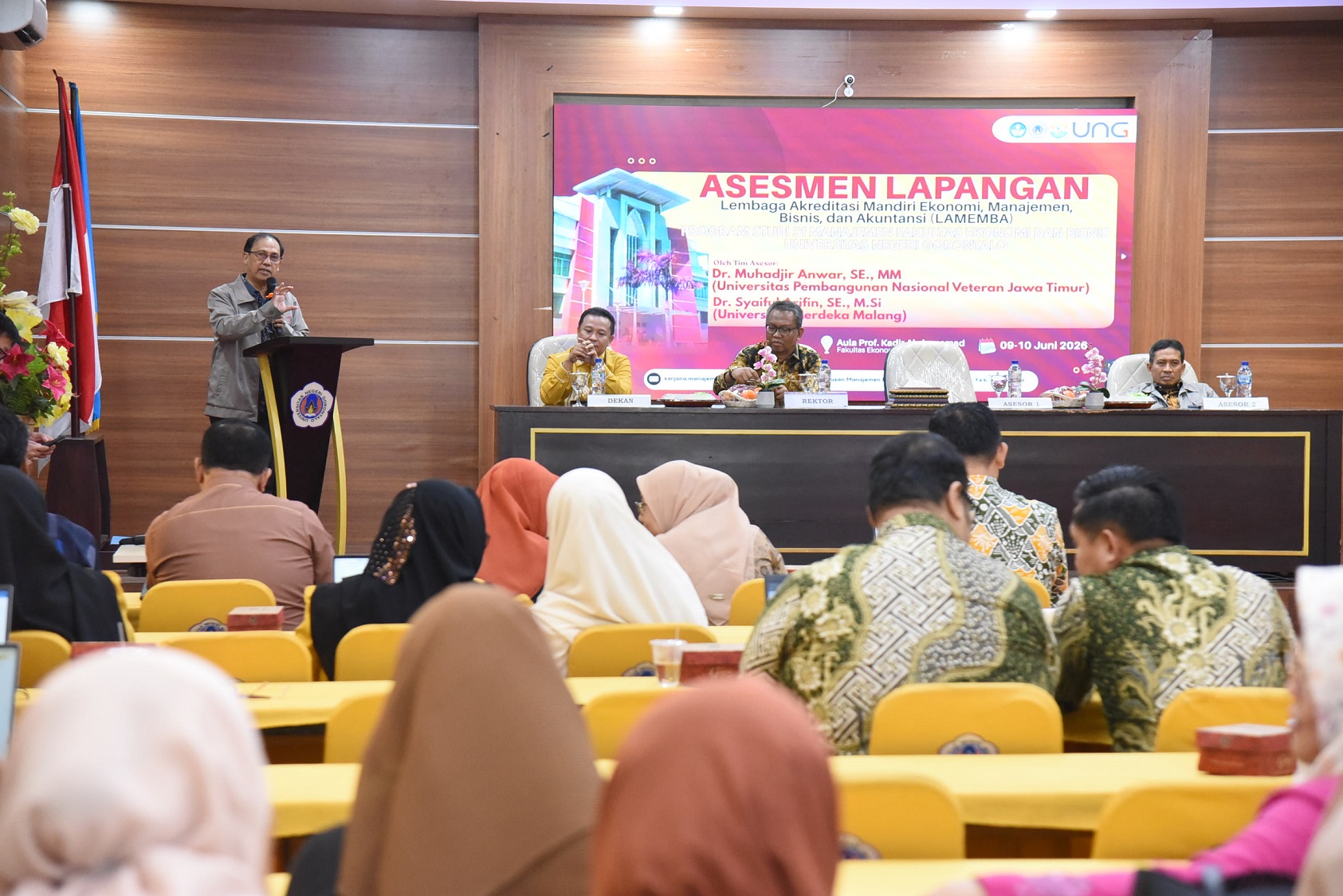 Prodi Manajemen FEB Jalani Asesmen Lapangan LAMEMBA, Bidik Akreditasi Unggul
