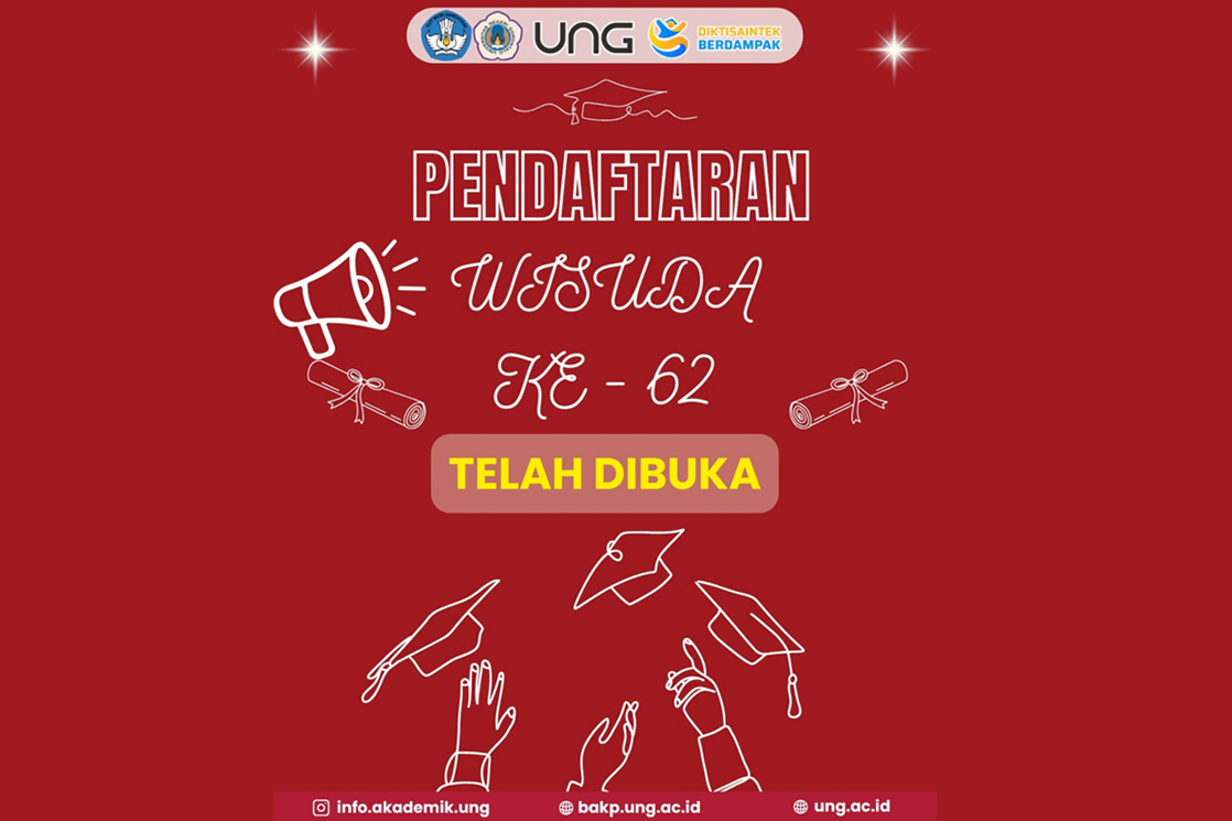 Pendaftaran Wisuda ke-62 UNG Resmi Dibuka, Kuota Hanya 700 Wisudawan 