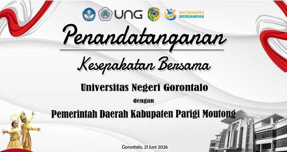 Penandatanganan MoU Antara UNG dan Pemerintah Kabupaten Parigi Moutong