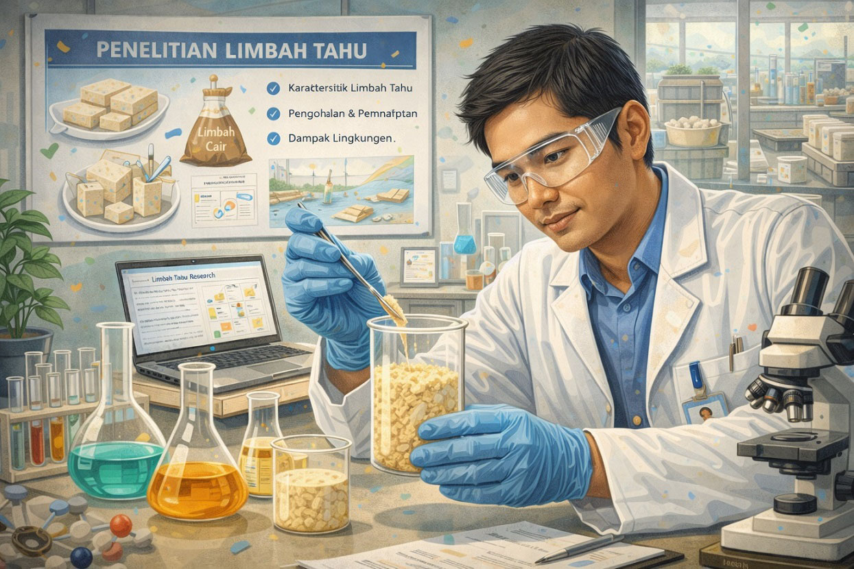 Mahasiswa Kembangkan Adsorben Ramah Lingkungan untuk Atasi Limbah Cair Industri Tahu