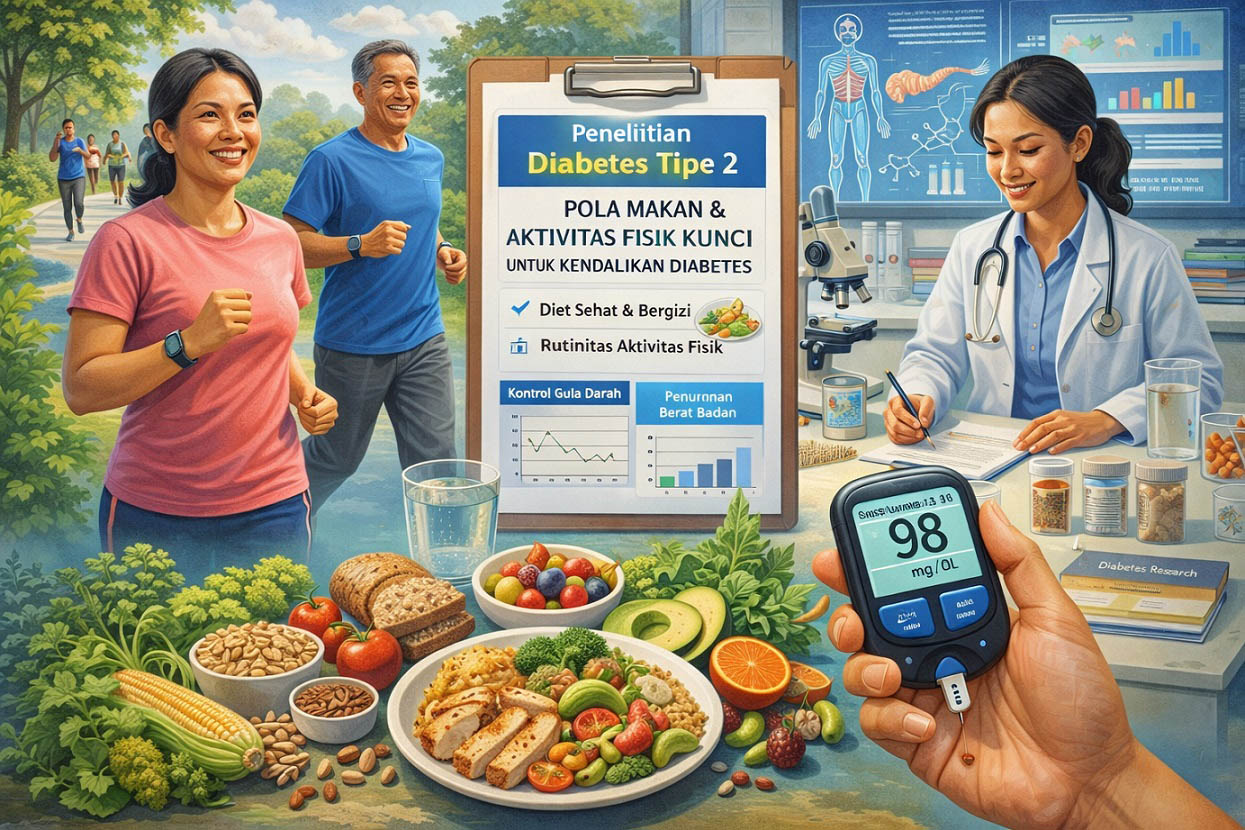 Kunci Kendalikan Diabetes, Peneliti UNG Ungkap Pentingnya Pola Makan dan Aktivitas Fisik