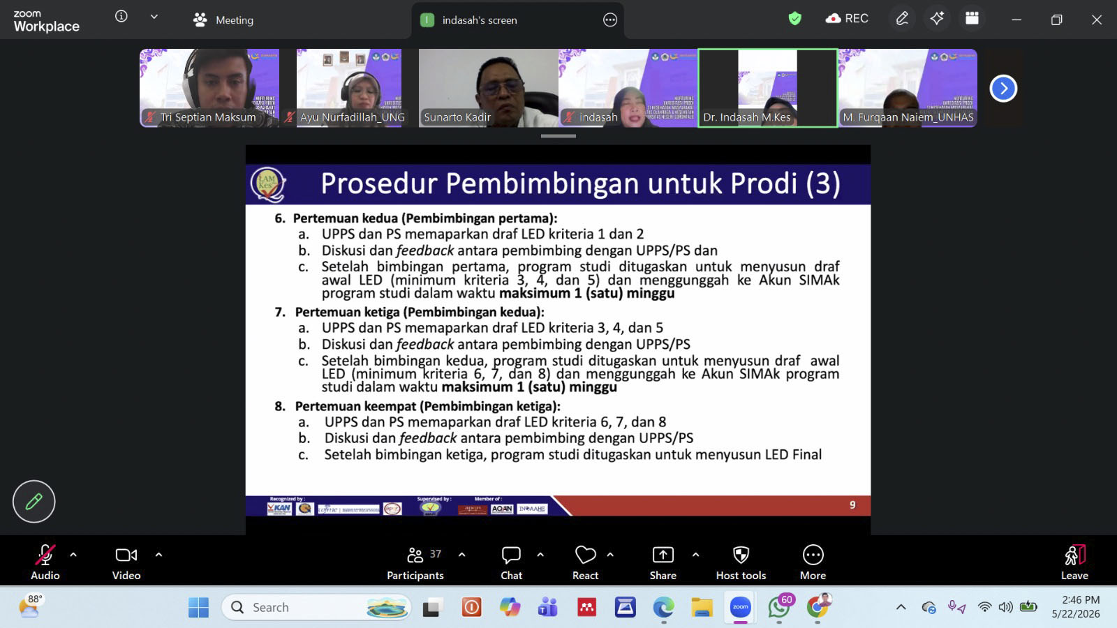 Jurusan Kesehatan Masyarakat Matangkan Kesiapan Akreditasi, Laksanakan Nurturing Bersama LAM-PTKes