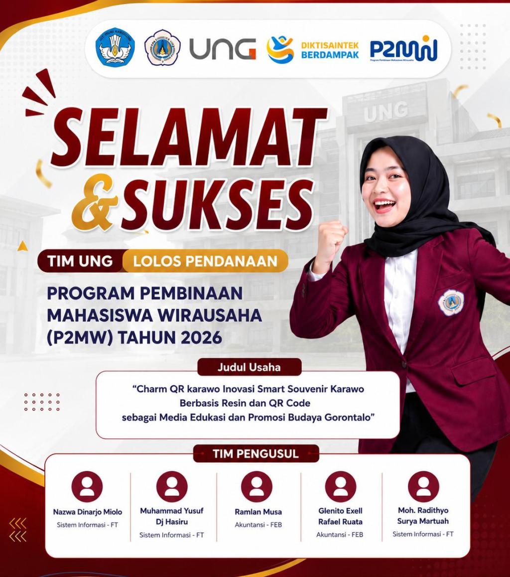 Mahasiswa Fakultas Teknik Raih Pendanaan Nasional P2MW 2026 Lewat Inovasi Charm QR Karawo