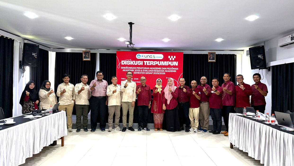 UNG Sinkronkan Regulasi Akademik, Perkuat Tata Kelola Menuju Layanan Pendidikan Berkualitas